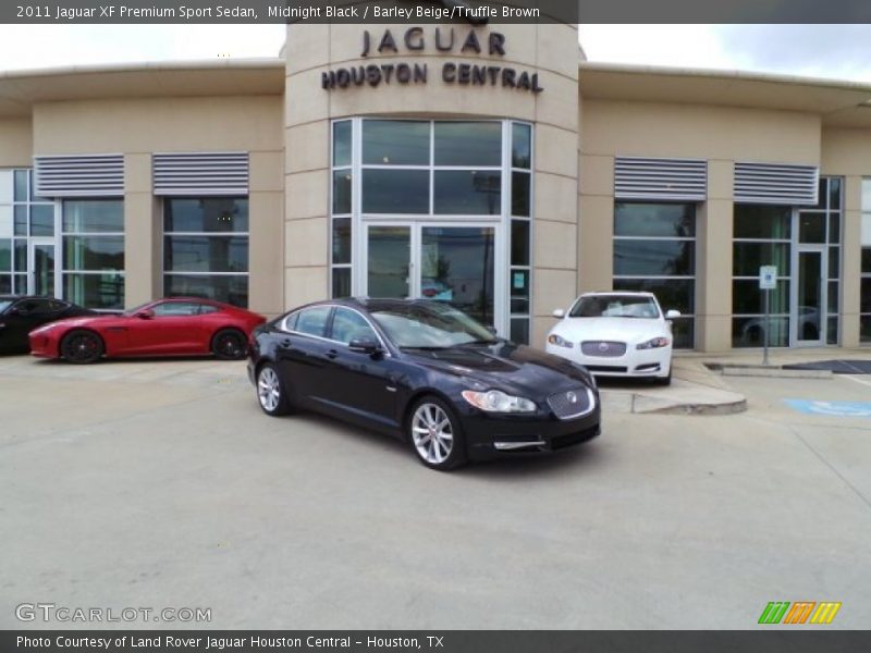 Midnight Black / Barley Beige/Truffle Brown 2011 Jaguar XF Premium Sport Sedan