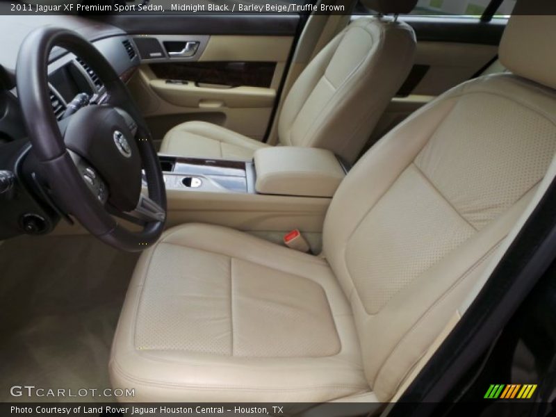 Midnight Black / Barley Beige/Truffle Brown 2011 Jaguar XF Premium Sport Sedan