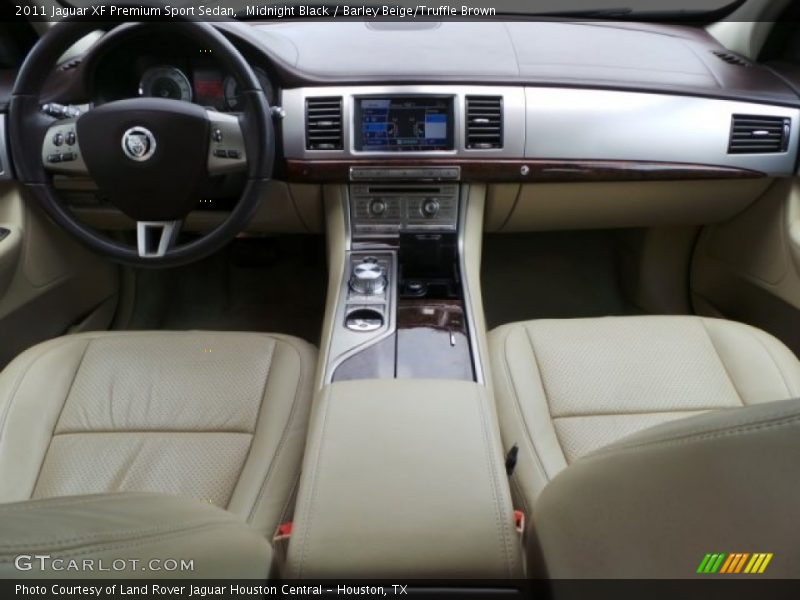 Midnight Black / Barley Beige/Truffle Brown 2011 Jaguar XF Premium Sport Sedan
