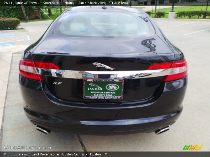 Midnight Black / Barley Beige/Truffle Brown 2011 Jaguar XF Premium Sport Sedan