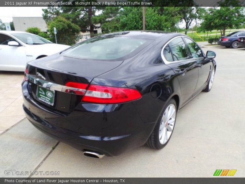 Midnight Black / Barley Beige/Truffle Brown 2011 Jaguar XF Premium Sport Sedan