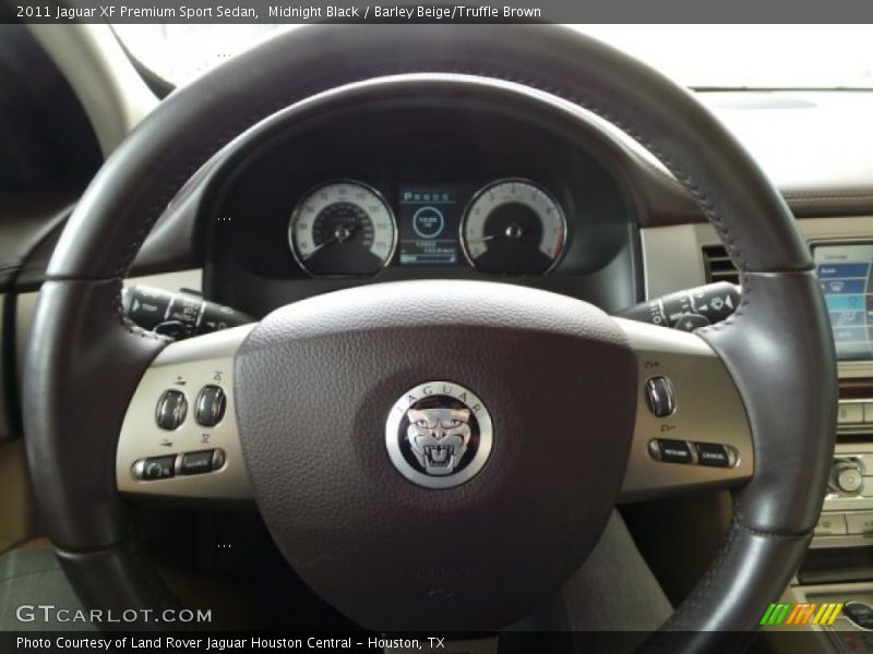 Midnight Black / Barley Beige/Truffle Brown 2011 Jaguar XF Premium Sport Sedan