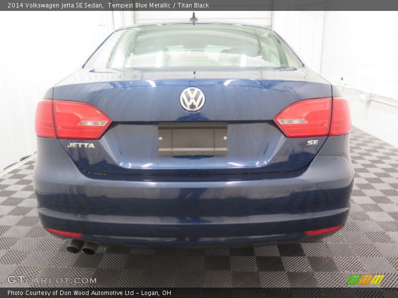 Tempest Blue Metallic / Titan Black 2014 Volkswagen Jetta SE Sedan