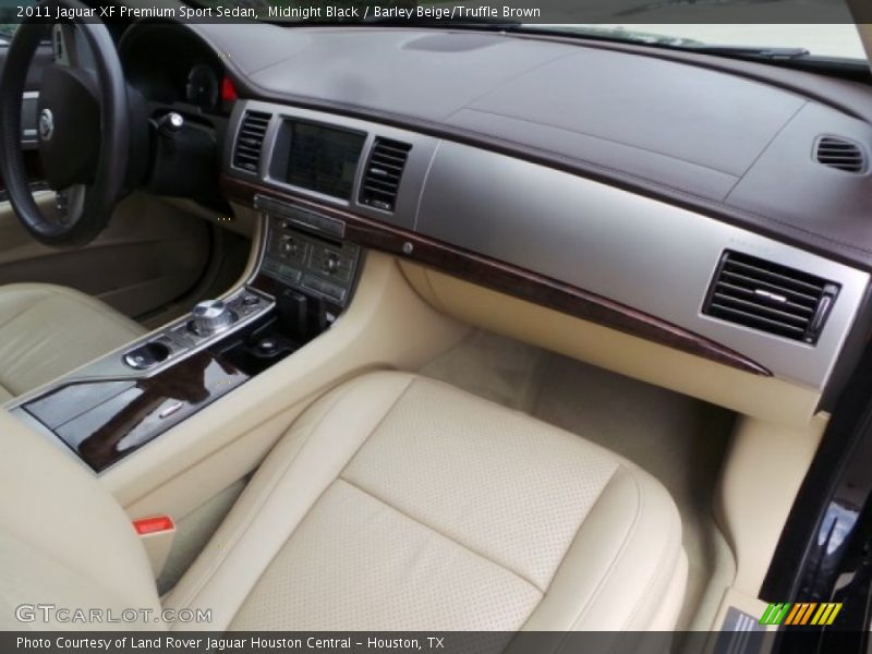 Midnight Black / Barley Beige/Truffle Brown 2011 Jaguar XF Premium Sport Sedan