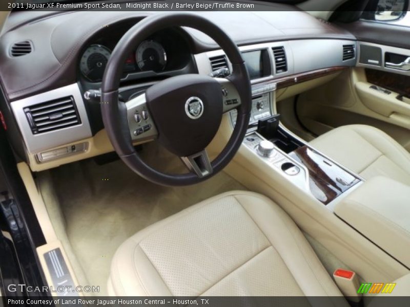 Midnight Black / Barley Beige/Truffle Brown 2011 Jaguar XF Premium Sport Sedan