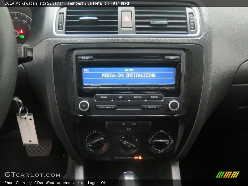 Tempest Blue Metallic / Titan Black 2014 Volkswagen Jetta SE Sedan