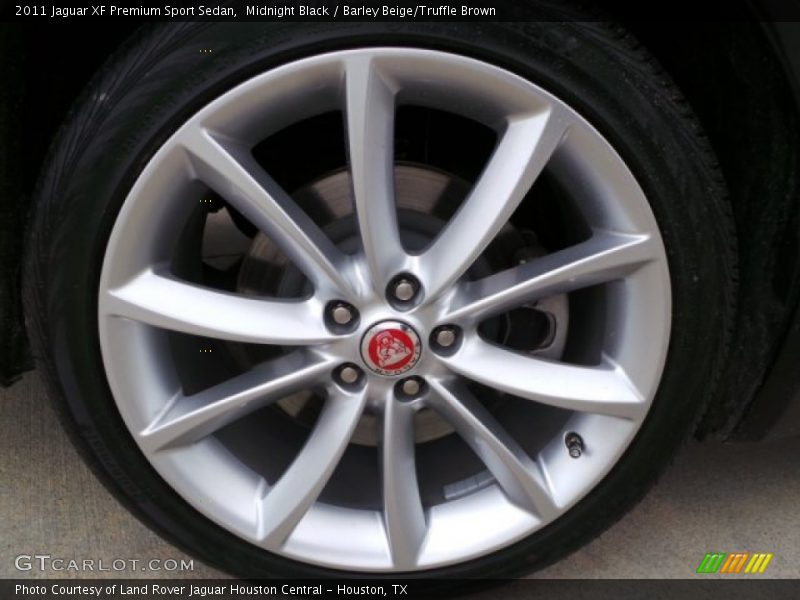 Midnight Black / Barley Beige/Truffle Brown 2011 Jaguar XF Premium Sport Sedan