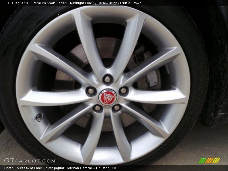 Midnight Black / Barley Beige/Truffle Brown 2011 Jaguar XF Premium Sport Sedan