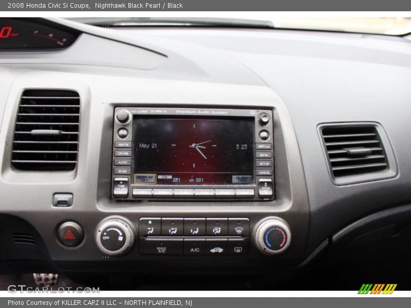 Nighthawk Black Pearl / Black 2008 Honda Civic Si Coupe