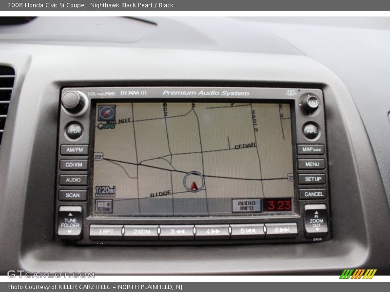 Nighthawk Black Pearl / Black 2008 Honda Civic Si Coupe