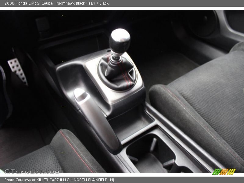 Nighthawk Black Pearl / Black 2008 Honda Civic Si Coupe
