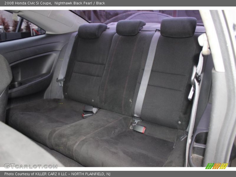 Nighthawk Black Pearl / Black 2008 Honda Civic Si Coupe