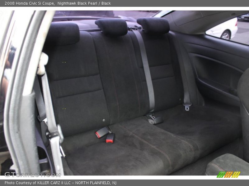 Nighthawk Black Pearl / Black 2008 Honda Civic Si Coupe