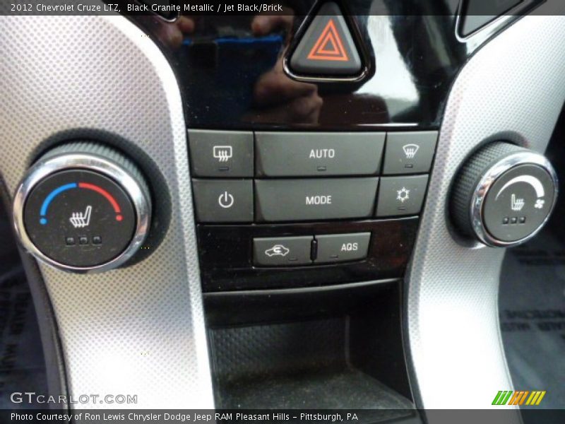 Black Granite Metallic / Jet Black/Brick 2012 Chevrolet Cruze LTZ
