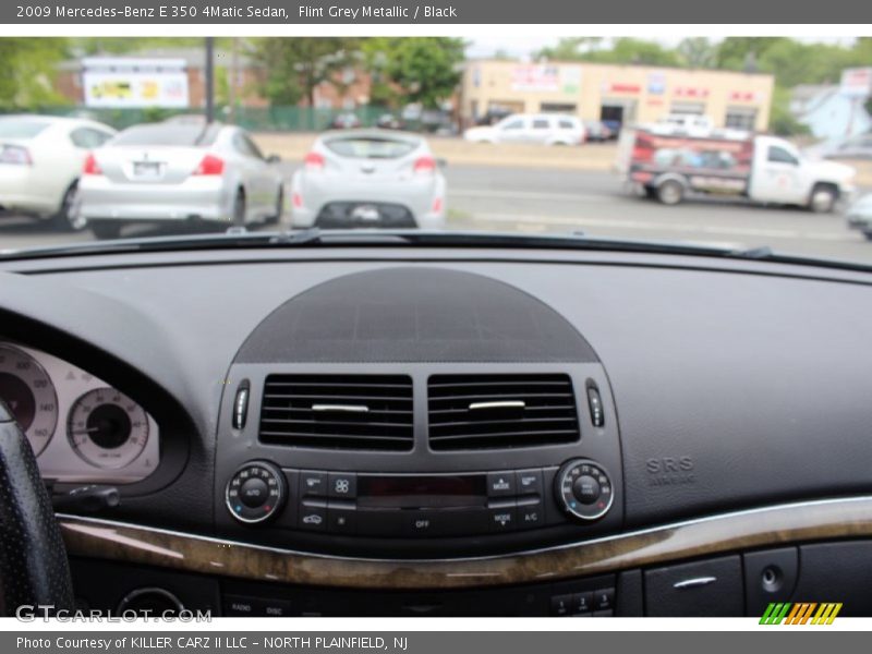 Flint Grey Metallic / Black 2009 Mercedes-Benz E 350 4Matic Sedan