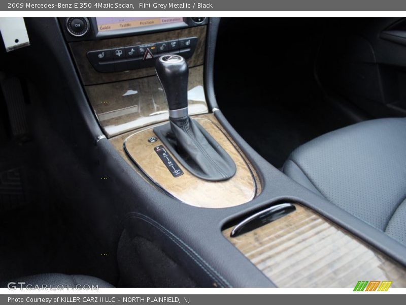 Flint Grey Metallic / Black 2009 Mercedes-Benz E 350 4Matic Sedan