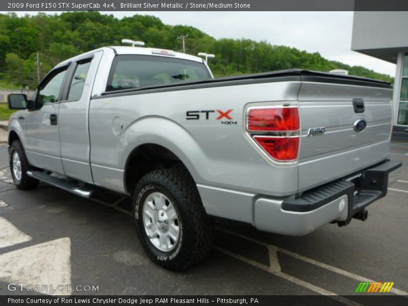 Brilliant Silver Metallic / Stone/Medium Stone 2009 Ford F150 STX SuperCab 4x4