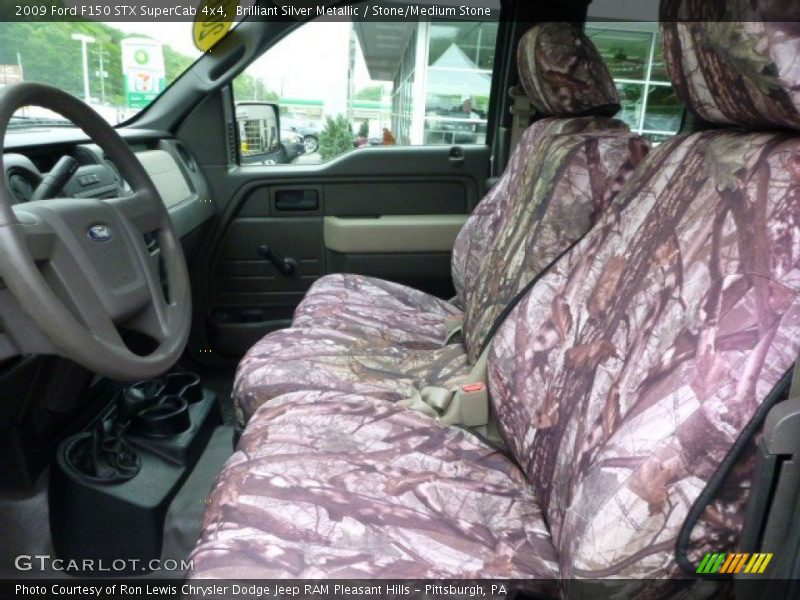 Brilliant Silver Metallic / Stone/Medium Stone 2009 Ford F150 STX SuperCab 4x4