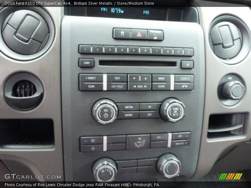 Brilliant Silver Metallic / Stone/Medium Stone 2009 Ford F150 STX SuperCab 4x4