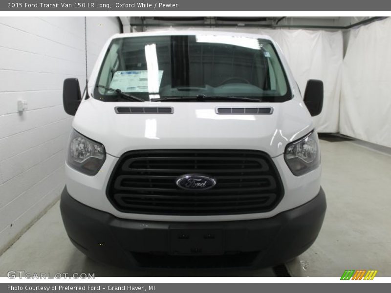 Oxford White / Pewter 2015 Ford Transit Van 150 LR Long