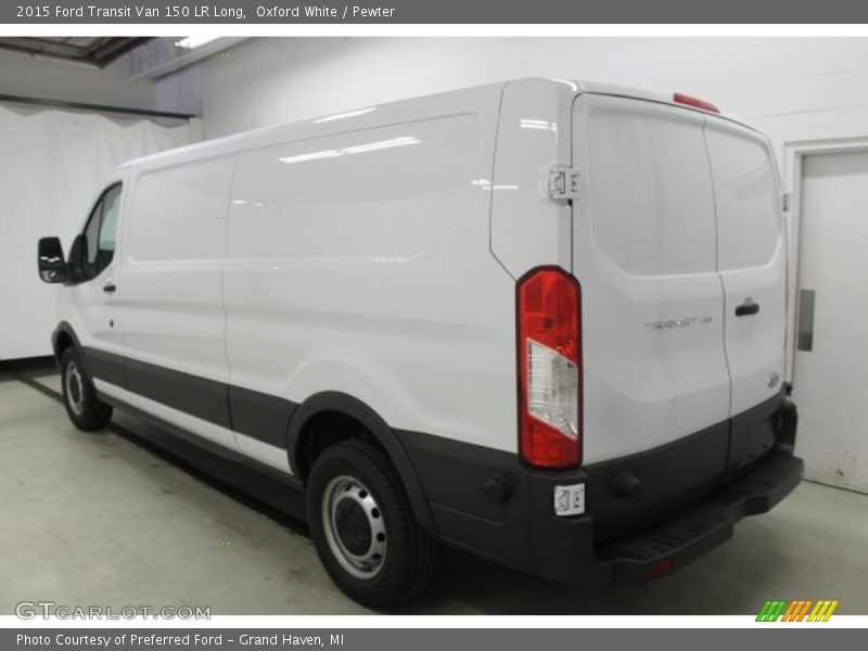 Oxford White / Pewter 2015 Ford Transit Van 150 LR Long
