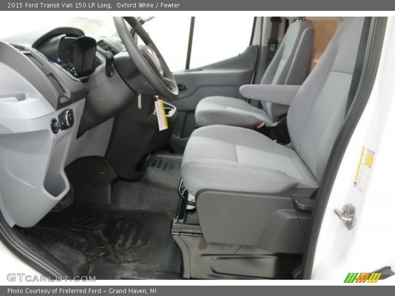 Oxford White / Pewter 2015 Ford Transit Van 150 LR Long