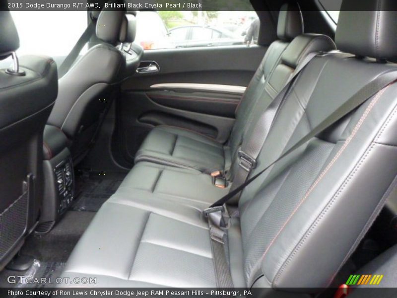 Brilliant Black Crystal Pearl / Black 2015 Dodge Durango R/T AWD