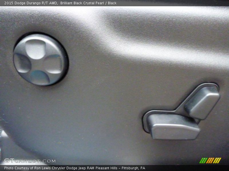 Brilliant Black Crystal Pearl / Black 2015 Dodge Durango R/T AWD