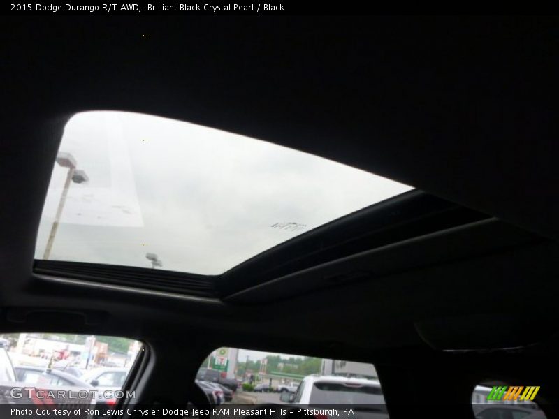 Brilliant Black Crystal Pearl / Black 2015 Dodge Durango R/T AWD