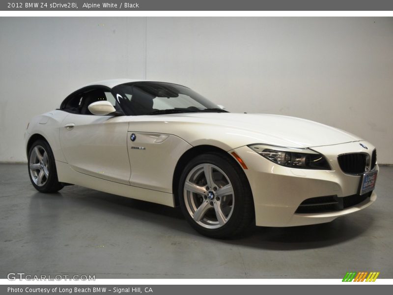 Alpine White / Black 2012 BMW Z4 sDrive28i