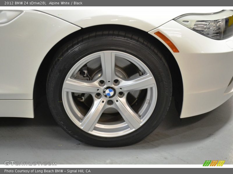 Alpine White / Black 2012 BMW Z4 sDrive28i