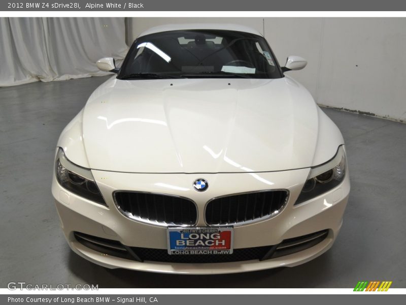 Alpine White / Black 2012 BMW Z4 sDrive28i
