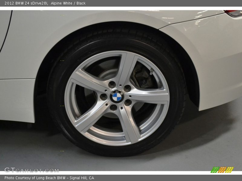 Alpine White / Black 2012 BMW Z4 sDrive28i