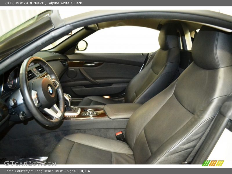 Alpine White / Black 2012 BMW Z4 sDrive28i
