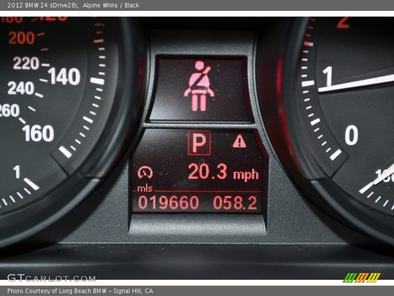 Alpine White / Black 2012 BMW Z4 sDrive28i