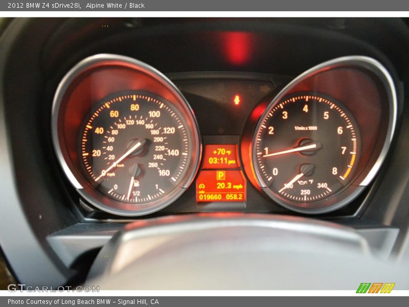 Alpine White / Black 2012 BMW Z4 sDrive28i
