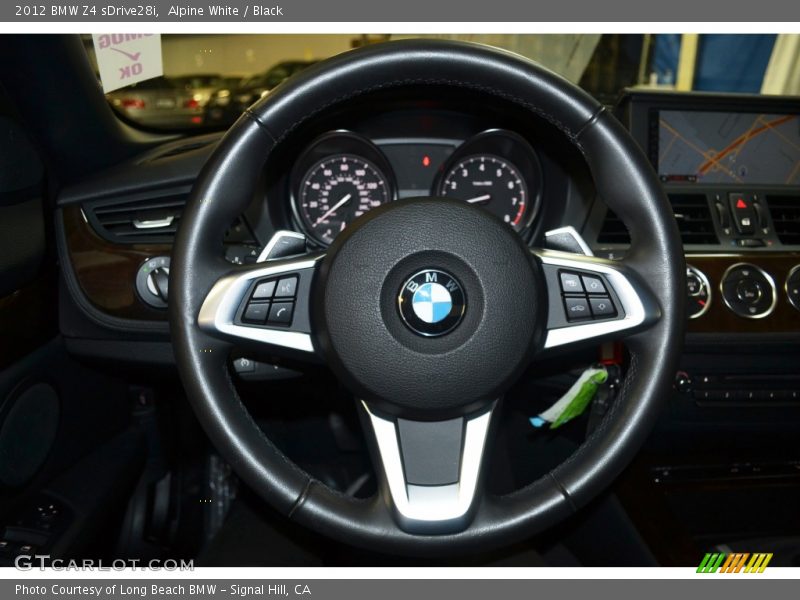 Alpine White / Black 2012 BMW Z4 sDrive28i