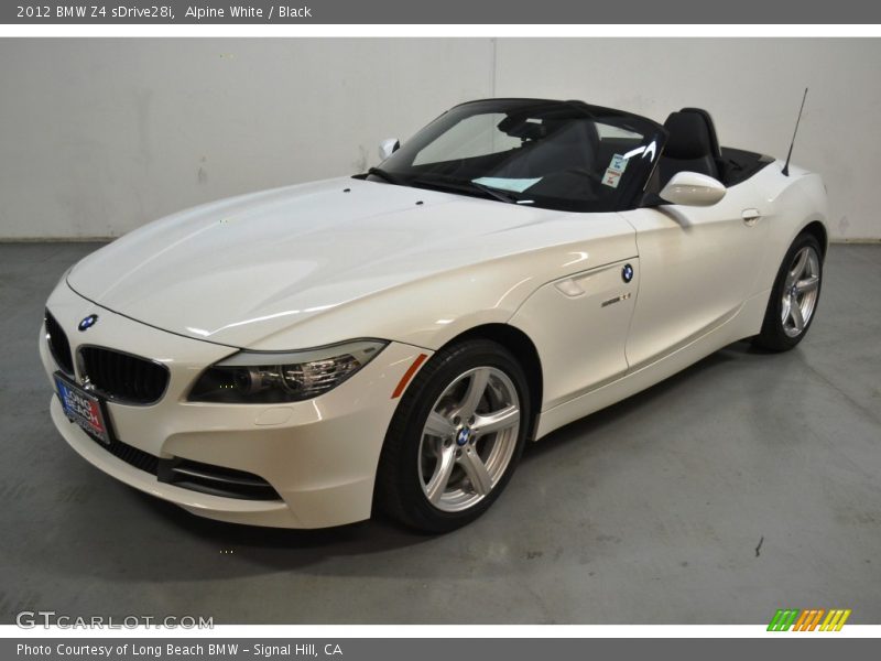Alpine White / Black 2012 BMW Z4 sDrive28i
