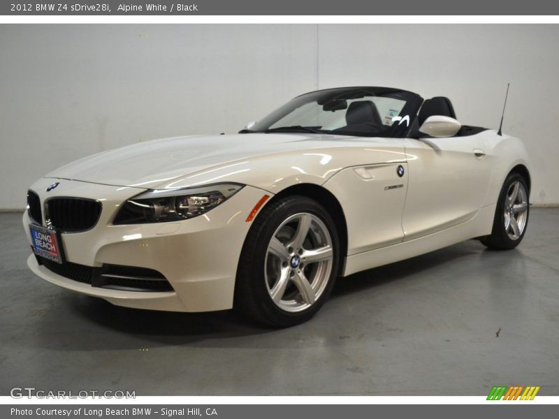 Alpine White / Black 2012 BMW Z4 sDrive28i