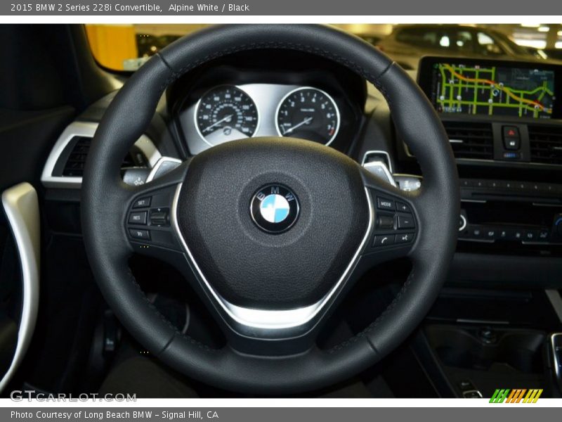 Alpine White / Black 2015 BMW 2 Series 228i Convertible