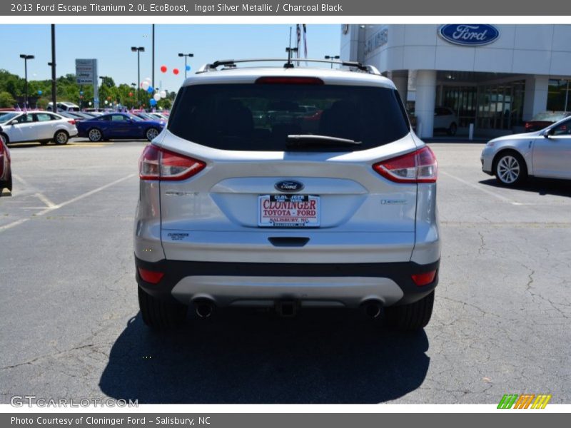 Ingot Silver Metallic / Charcoal Black 2013 Ford Escape Titanium 2.0L EcoBoost