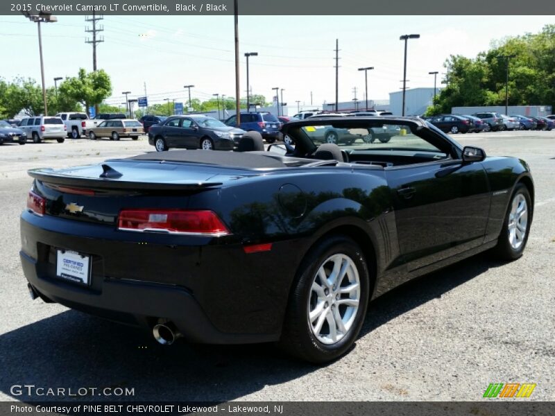Black / Black 2015 Chevrolet Camaro LT Convertible