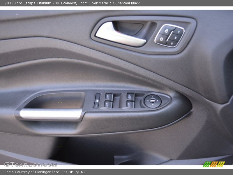Ingot Silver Metallic / Charcoal Black 2013 Ford Escape Titanium 2.0L EcoBoost