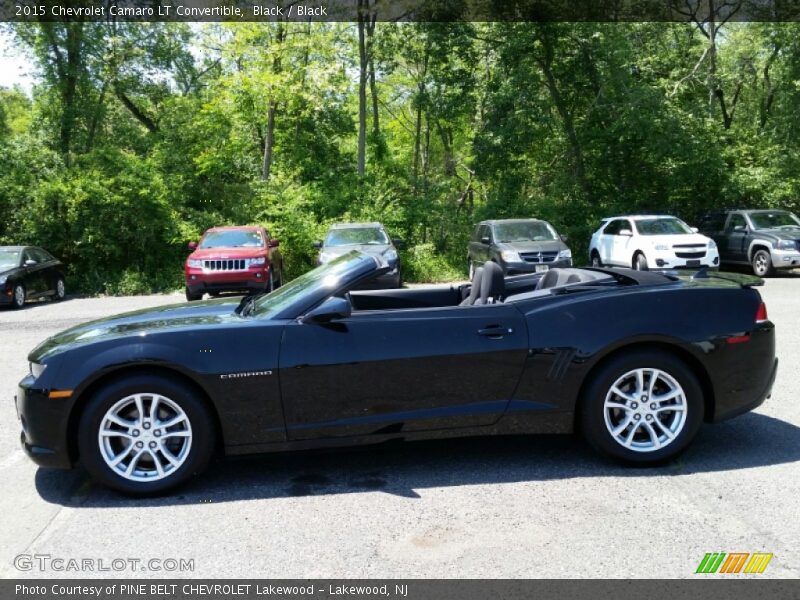 Black / Black 2015 Chevrolet Camaro LT Convertible