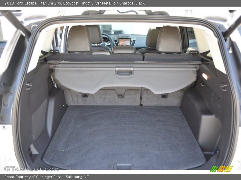 Ingot Silver Metallic / Charcoal Black 2013 Ford Escape Titanium 2.0L EcoBoost