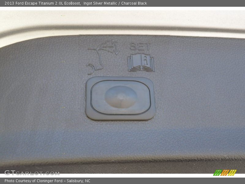 Ingot Silver Metallic / Charcoal Black 2013 Ford Escape Titanium 2.0L EcoBoost