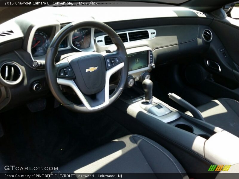 Black / Black 2015 Chevrolet Camaro LT Convertible