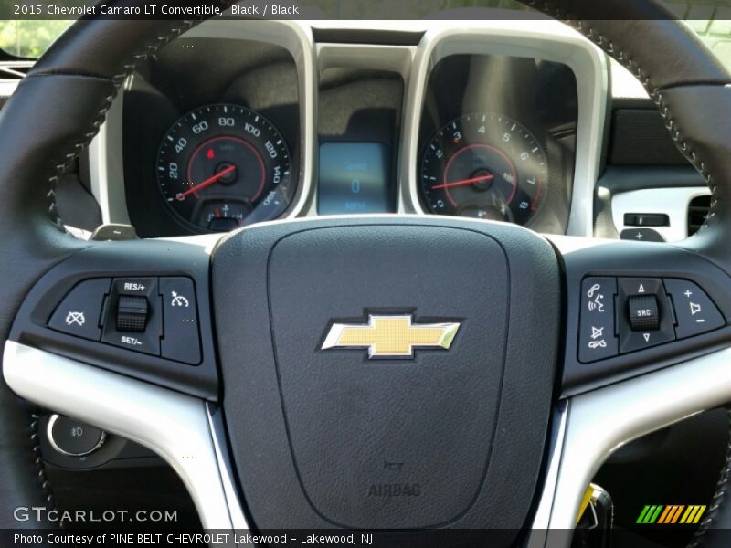 Black / Black 2015 Chevrolet Camaro LT Convertible