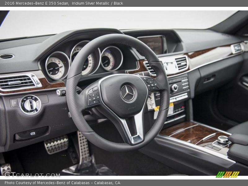 Iridium Silver Metallic / Black 2016 Mercedes-Benz E 350 Sedan