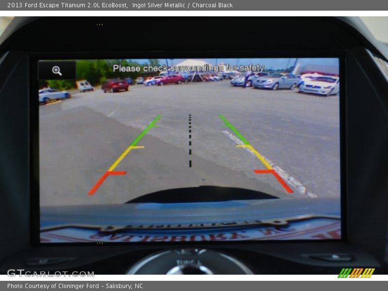 Ingot Silver Metallic / Charcoal Black 2013 Ford Escape Titanium 2.0L EcoBoost